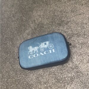 Coach Bags | Coach Jes Denim Crossbody/Belt bag | Navy Coral